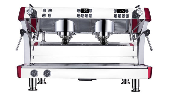 SS Double Group Coffee Machine / Capresso Espresso And Cappuccino Machine For Cafe Shop