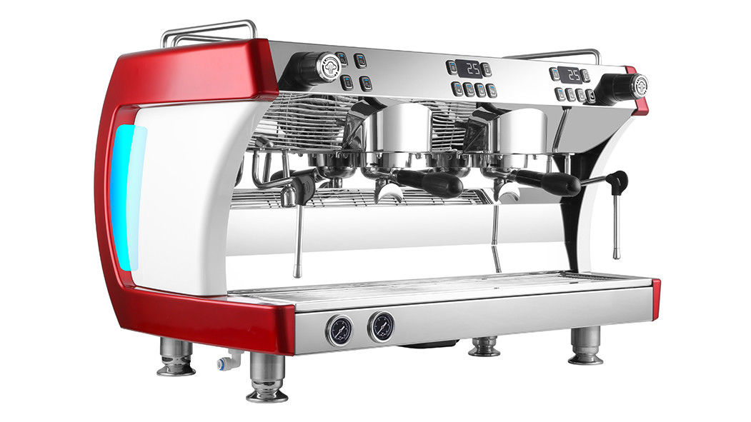 SS Double Group Coffee Machine / Capresso Espresso And Cappuccino Machine For Cafe Shop